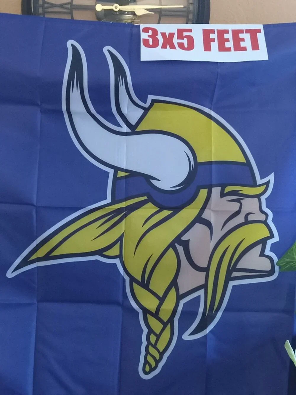 Minnesota Vikings NFL 3X5 Feet Flag Banner Pole or Wall Decor